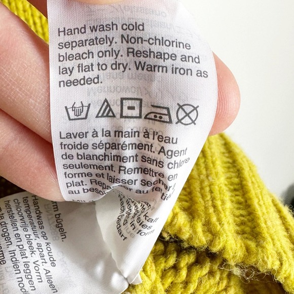 J Crew Fair Isle Beaded Lambs Wool Sweater Cozy Cottagecore Nordic Winter Size S - Picture 8 of 10